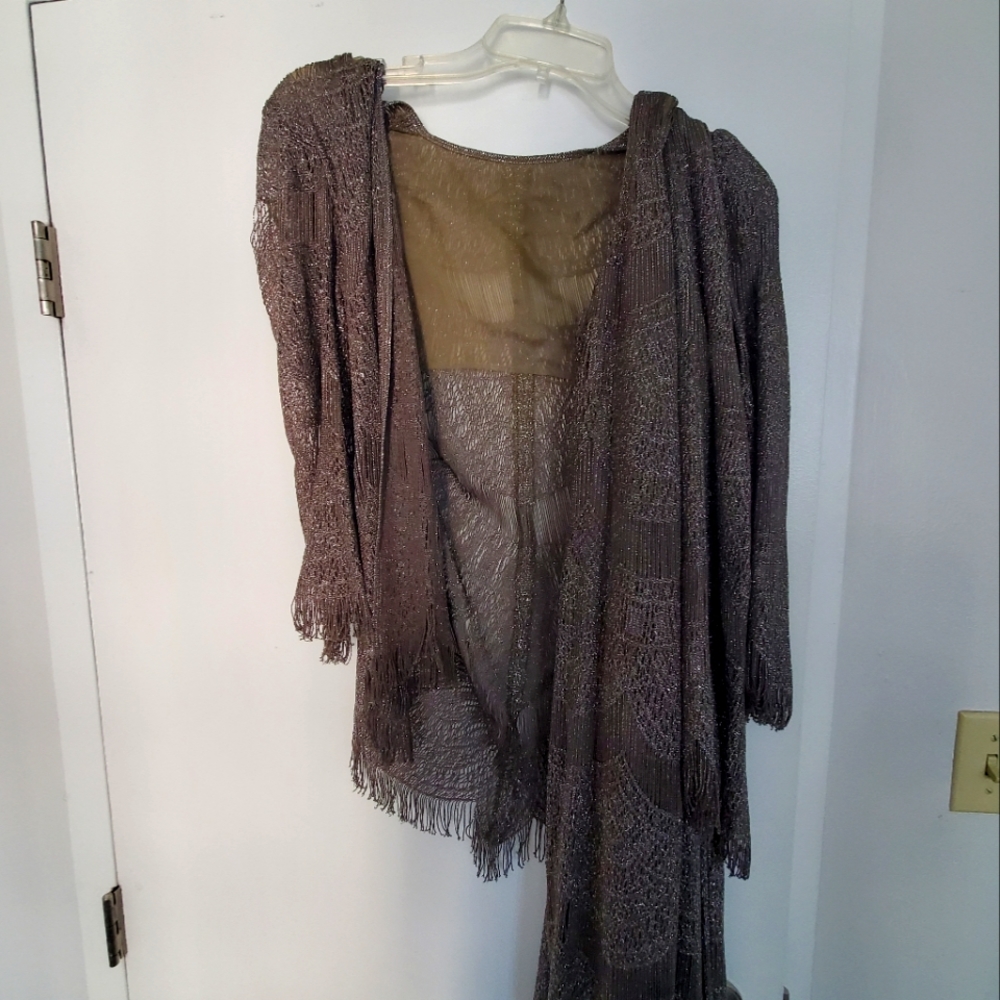 Damianou dress with cover/coat (size 4p)